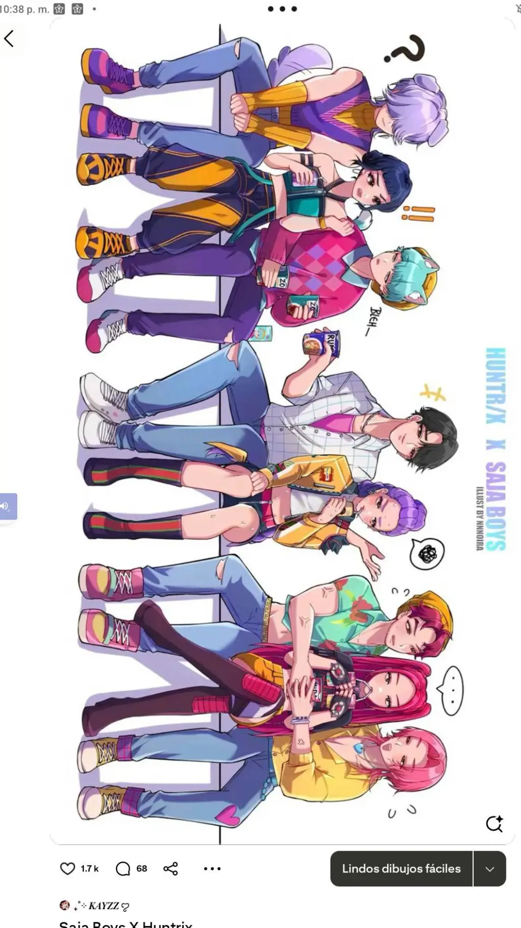 ai character: las gereras K-pop  background