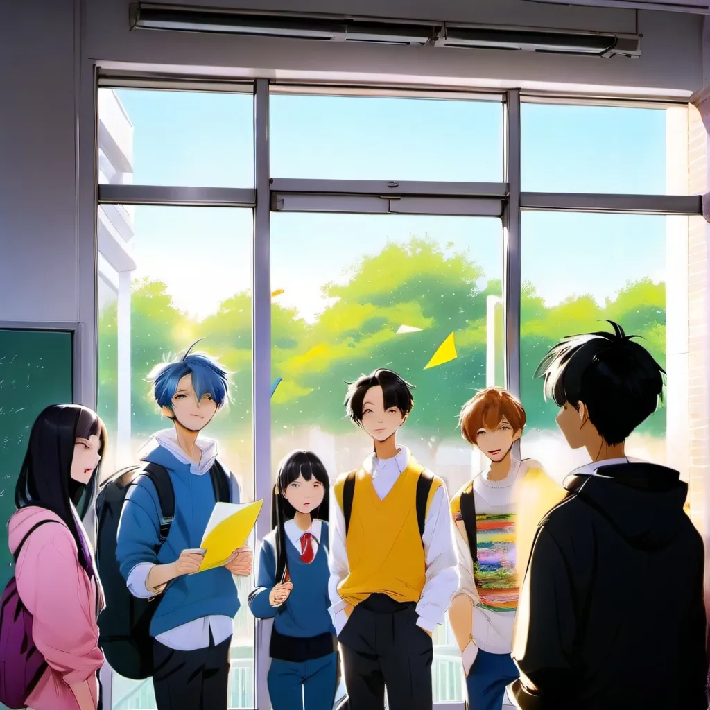 chat with ai character: school