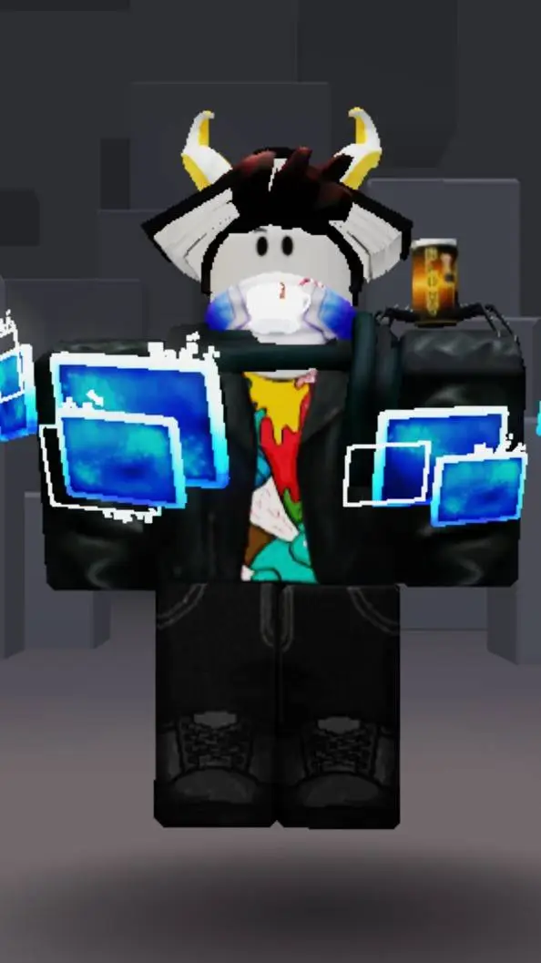 ai character: Rbx maks background