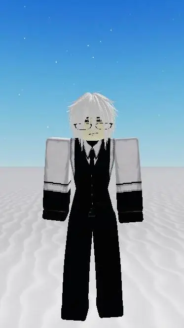 ai character: whitetity background