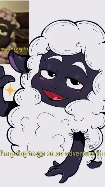 ai character: Wooly the sheep background