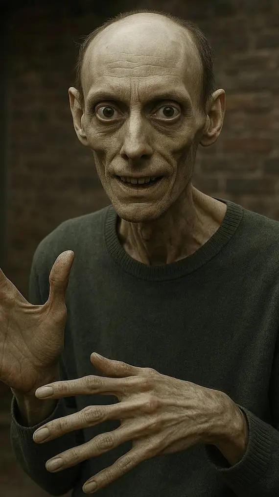 ai character: Salad Fingers background