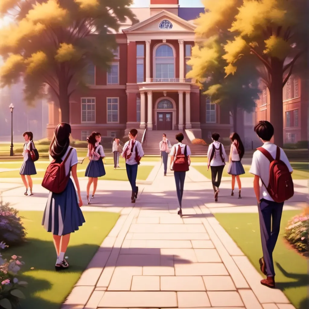 chat with ai character: School many man