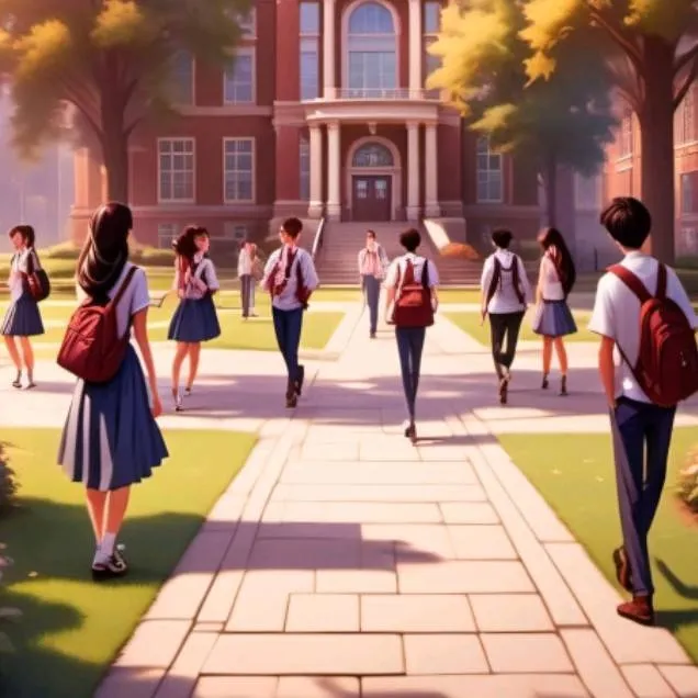 chat with ai character: School many man