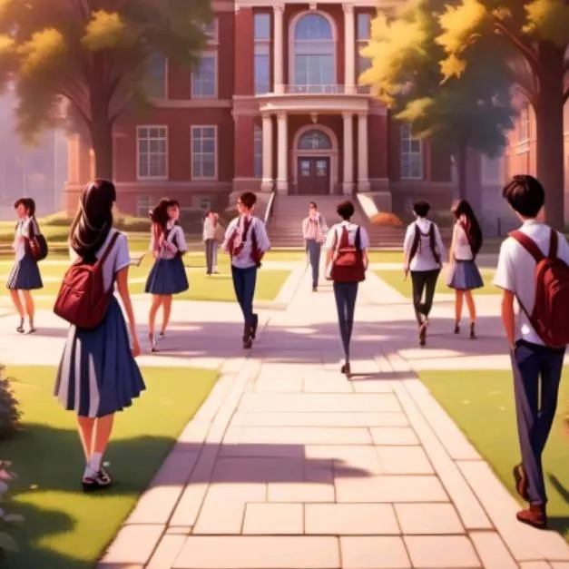 chat with ai character: School many man