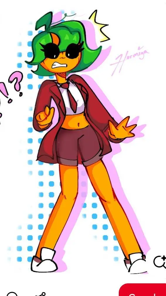 ai character: jardita🍊 background