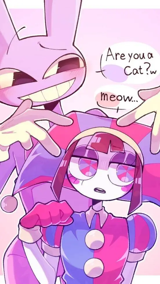 ai character: jax x pomni  background