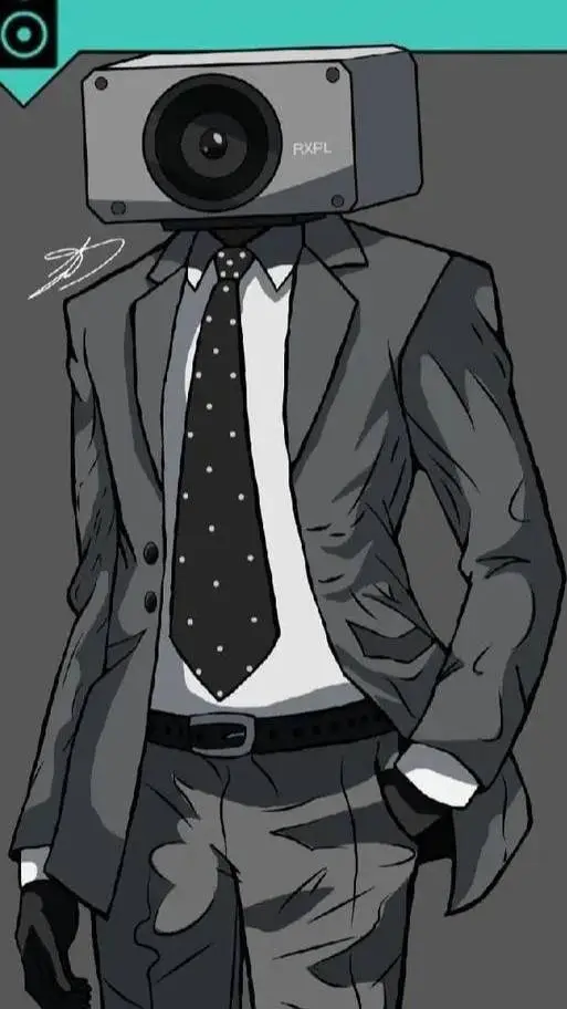 ai character: speakerman orador  background