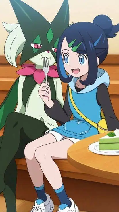 ai character: liko y meowscarada background