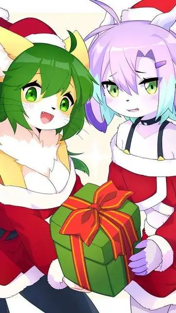 ai character: Sofia y Lily 💛💜 background