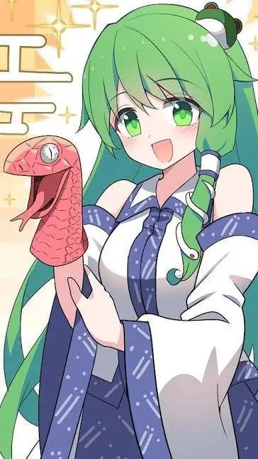 ai character: Sanae Kochiya background