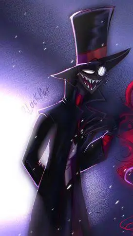 ai character: Black hat  background