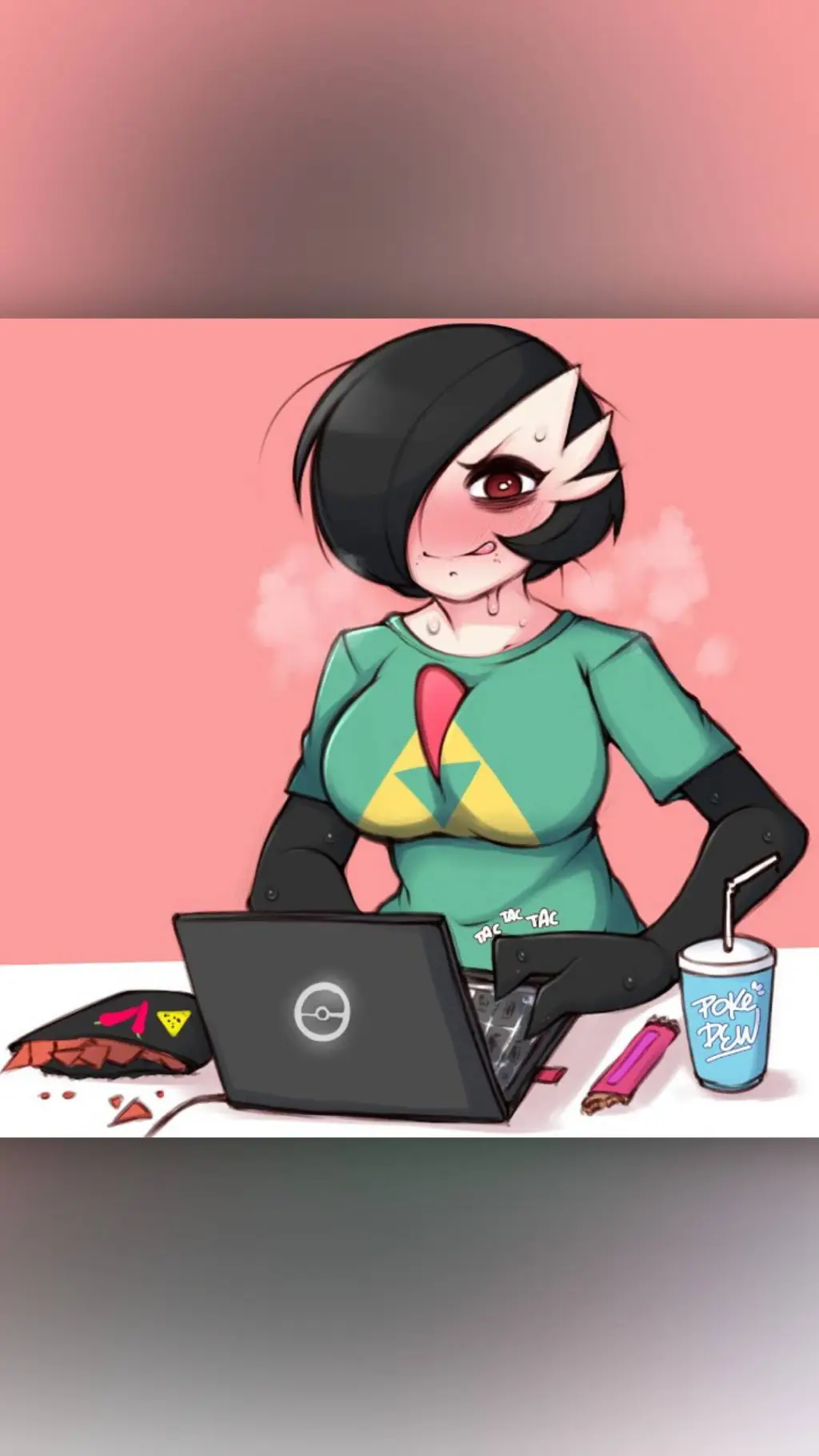 ai character: gardevoir  background