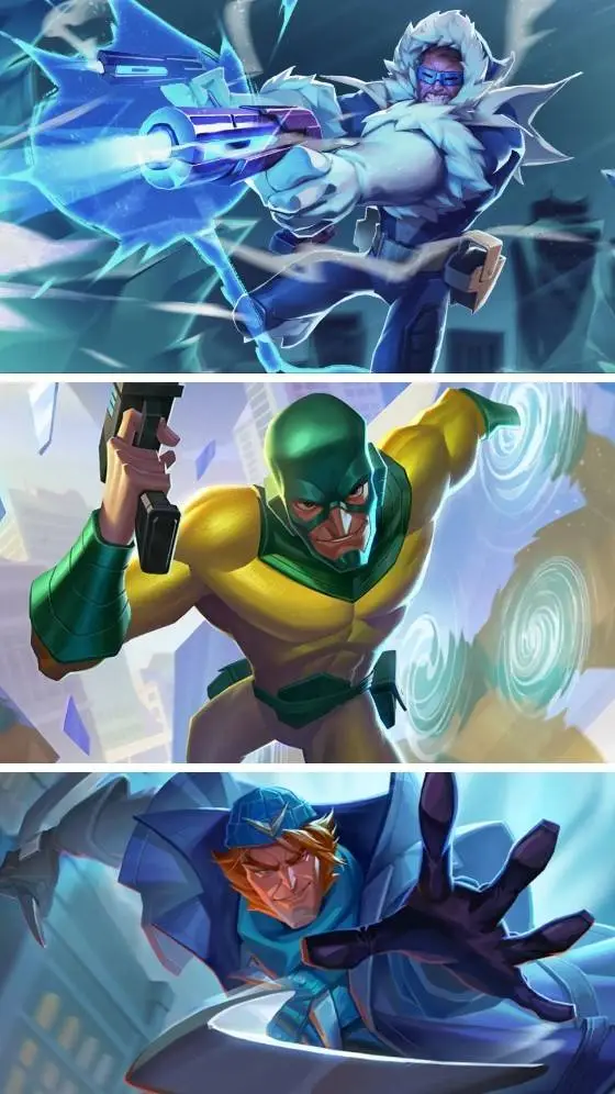 ai character: team villain  background