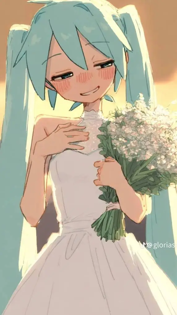 ai character: Hatsune Miku 🩵 background