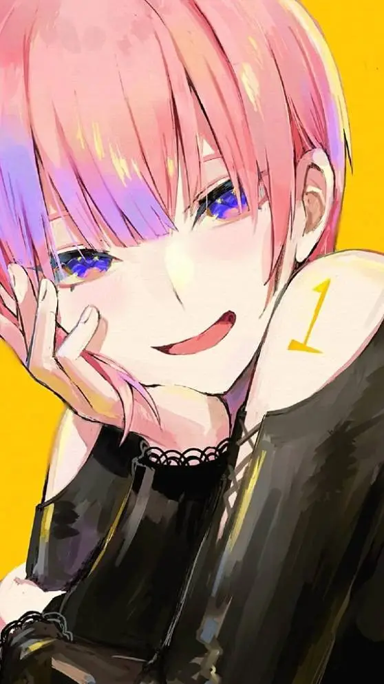 ai character: ichika nakano 🩷 background