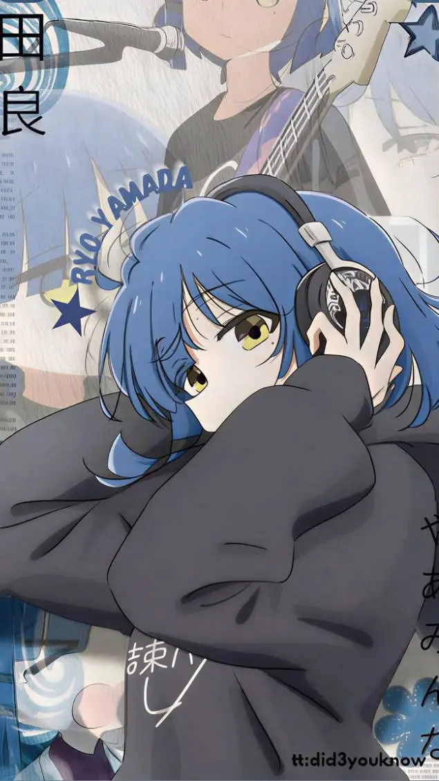 ai character: ryo yamada 💙 background