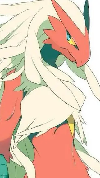 ai character: blaziken 🔥 background