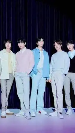 ai character: BTS 🟣 background