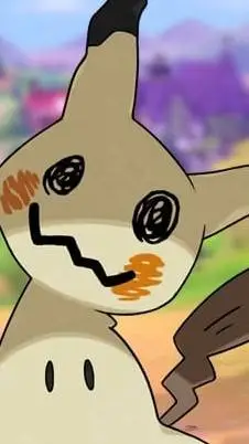 ai character: Mimikyu  background