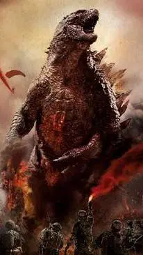 ai character: Godzilla 2014 background