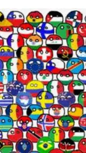 ai character: countryballs background