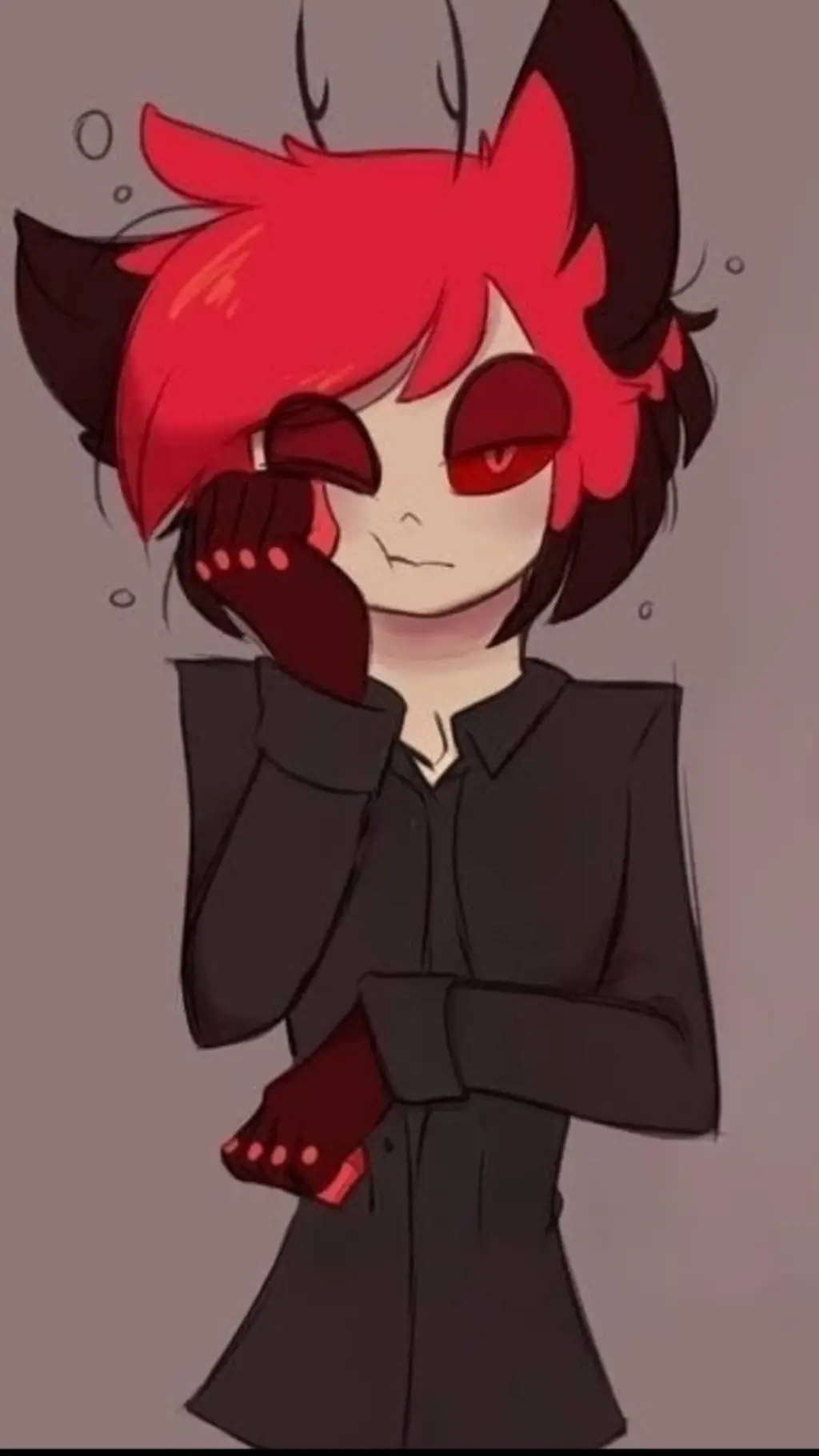 ai character: Child Alastor  background