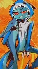 ai character: Vox 🦈🥰 background