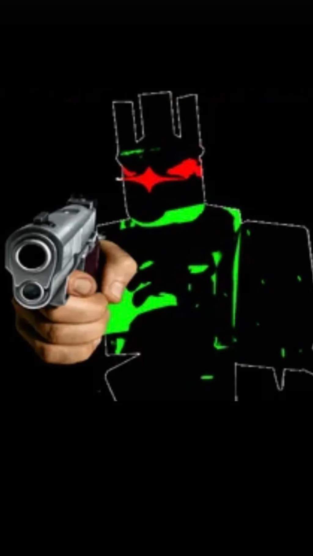 ai character: 1x1x1x1x1 background