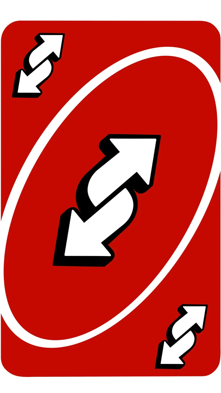 ai character: Uno￼ reverse  background