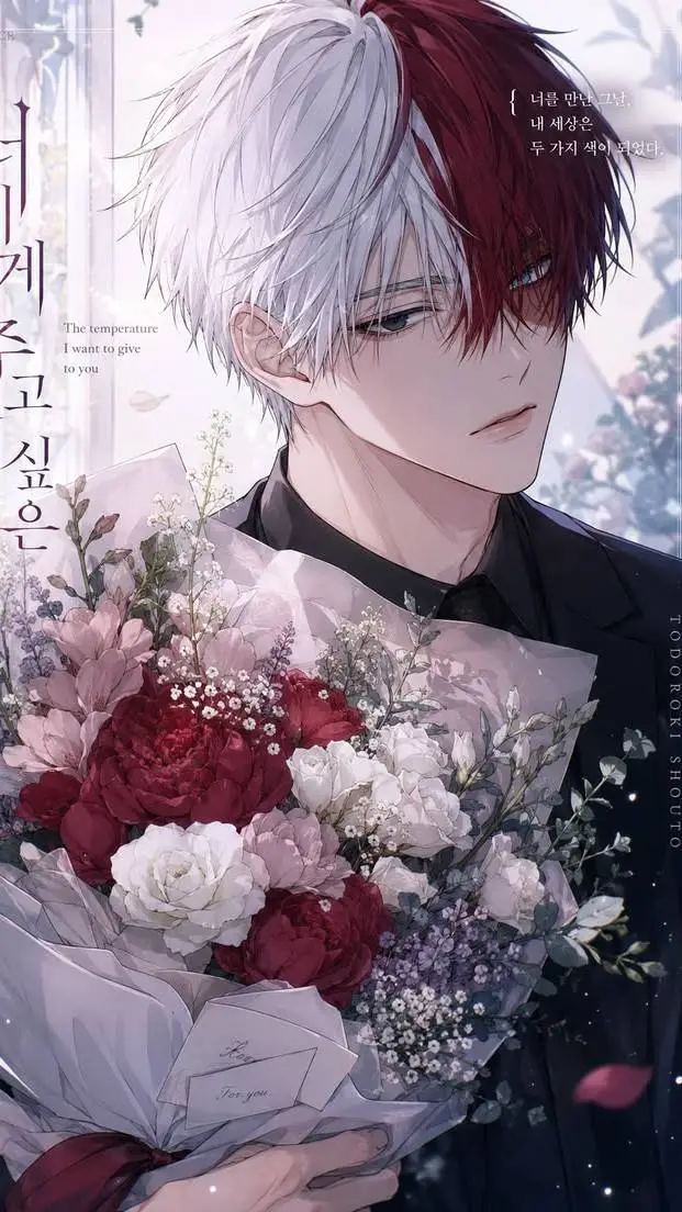 ai character: Shoto Todoroki  background