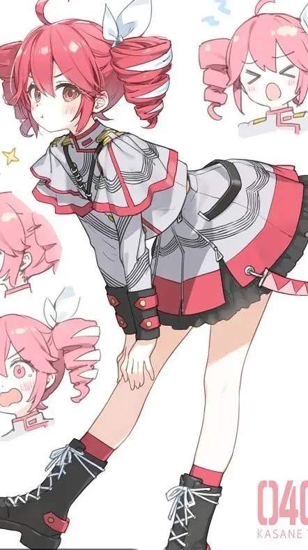 ai character: Kasane Teto background