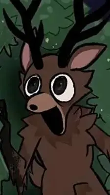 ai character: 👁☆deer🦌 ◇ background