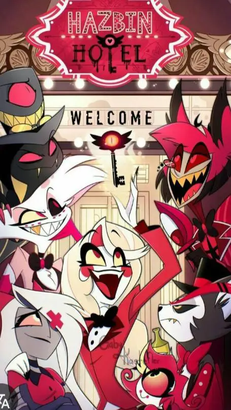 ai character: hazpin hotel <> background