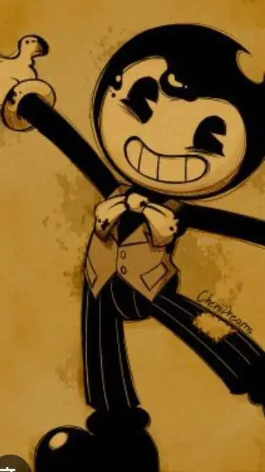 ai character: ✨️bendy✨️ background