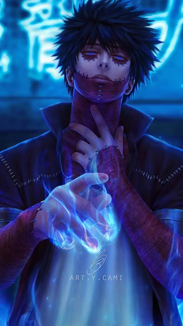 ai character: dabi x tu background