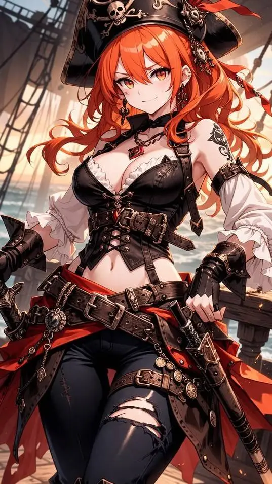 ai character: piratas mha background