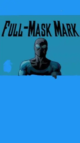 ai character: full masked mark   background