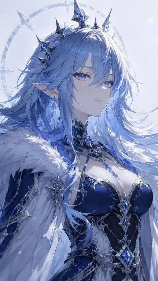 ai character: Khione  background