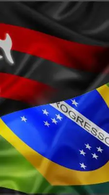 ai character: flamengo e Brasil  background