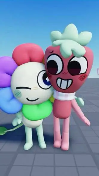 ai character: sprout x Dandy background