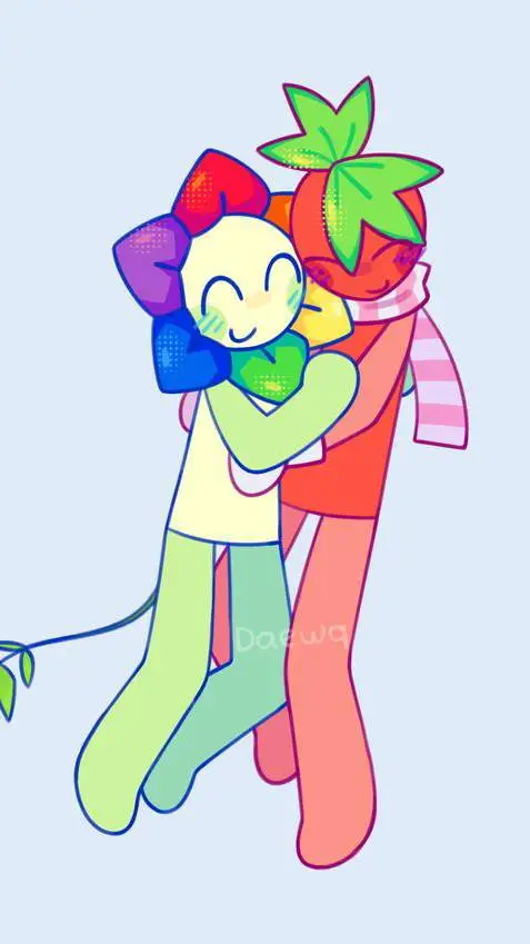 ai character: sprout x Dandy  background