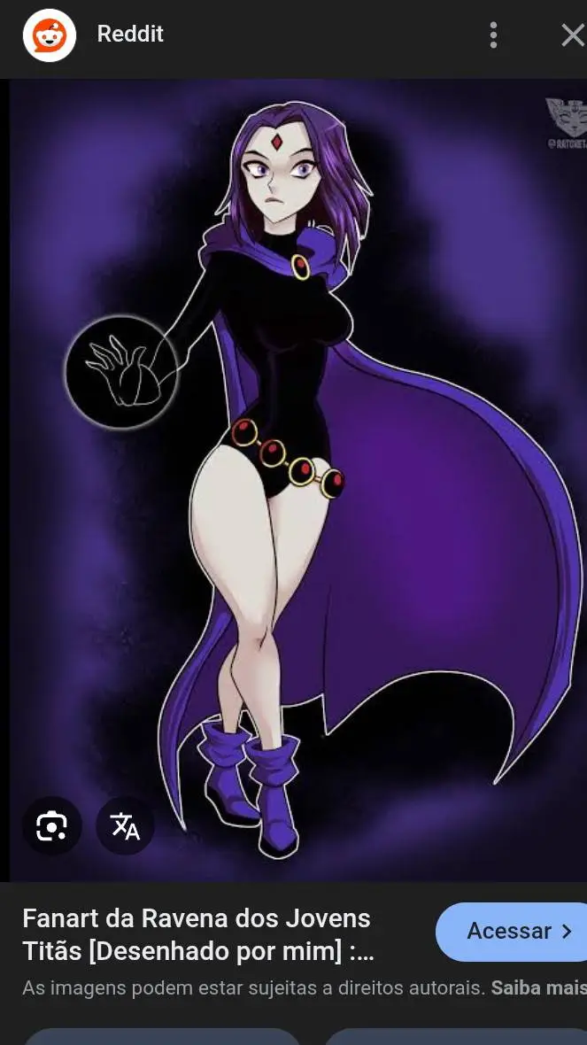 ai character: ravena background