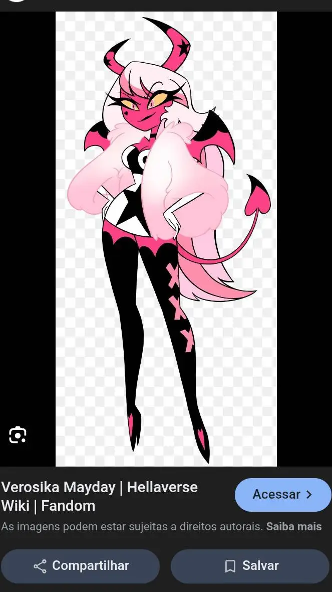 ai character: verosika mayday  background