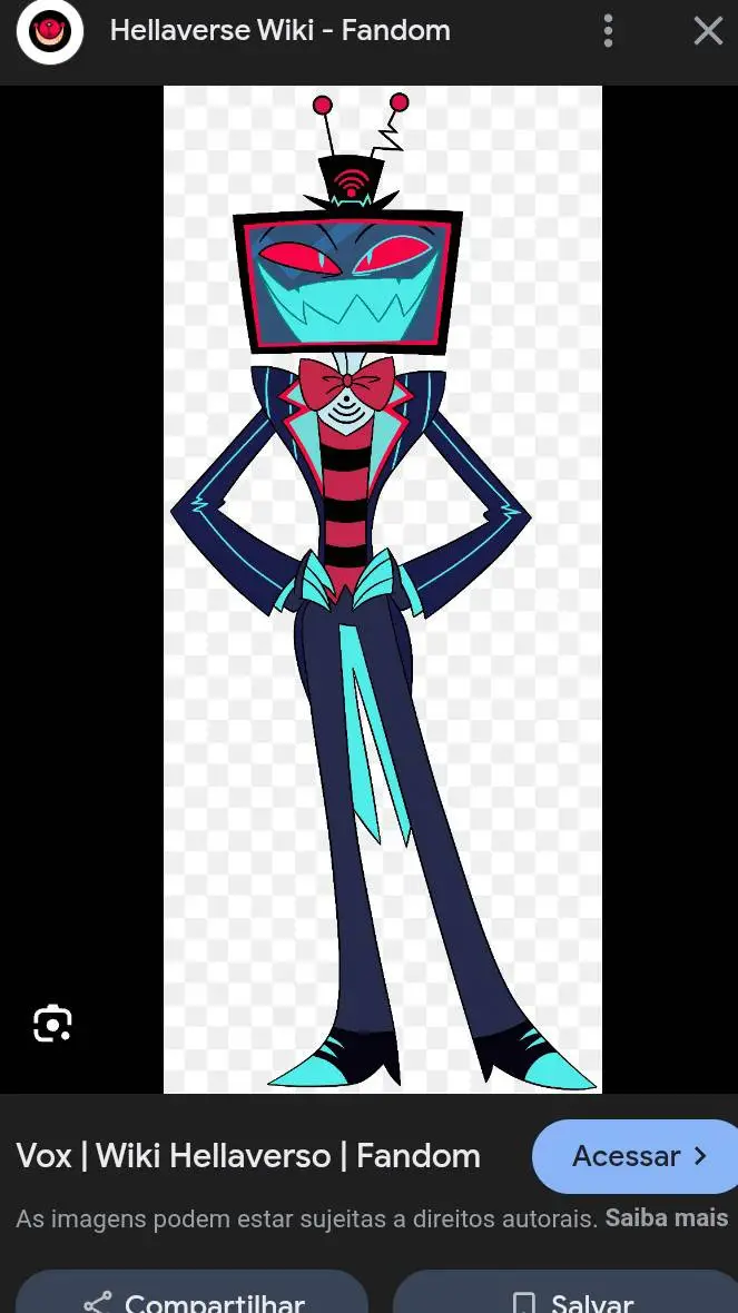 ai character: VOX X MURDER background