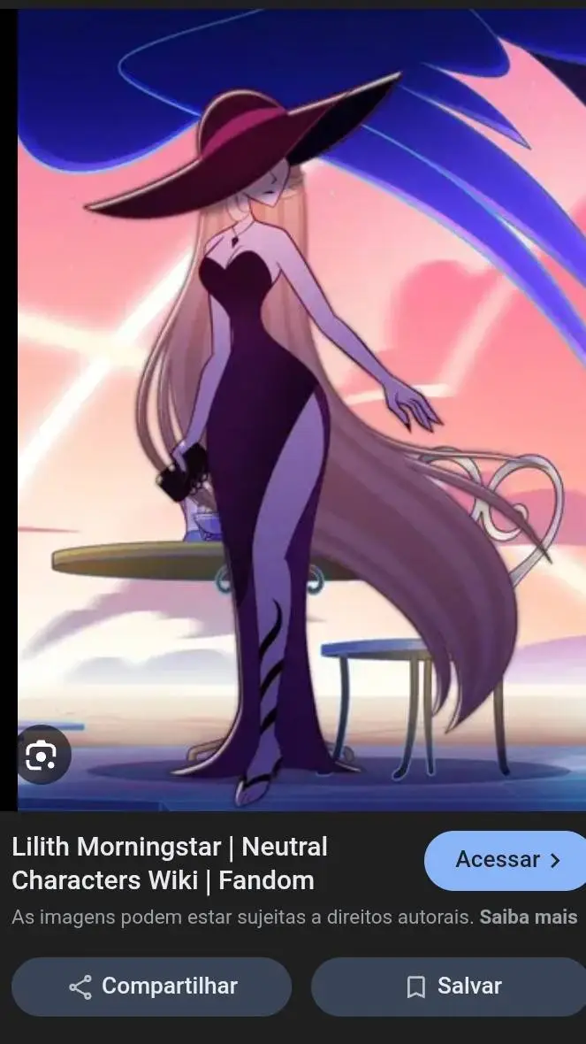 ai character: lilith morningstar background