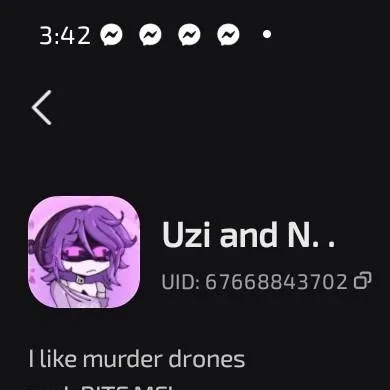 chat with ai character: Uzi and N talkie