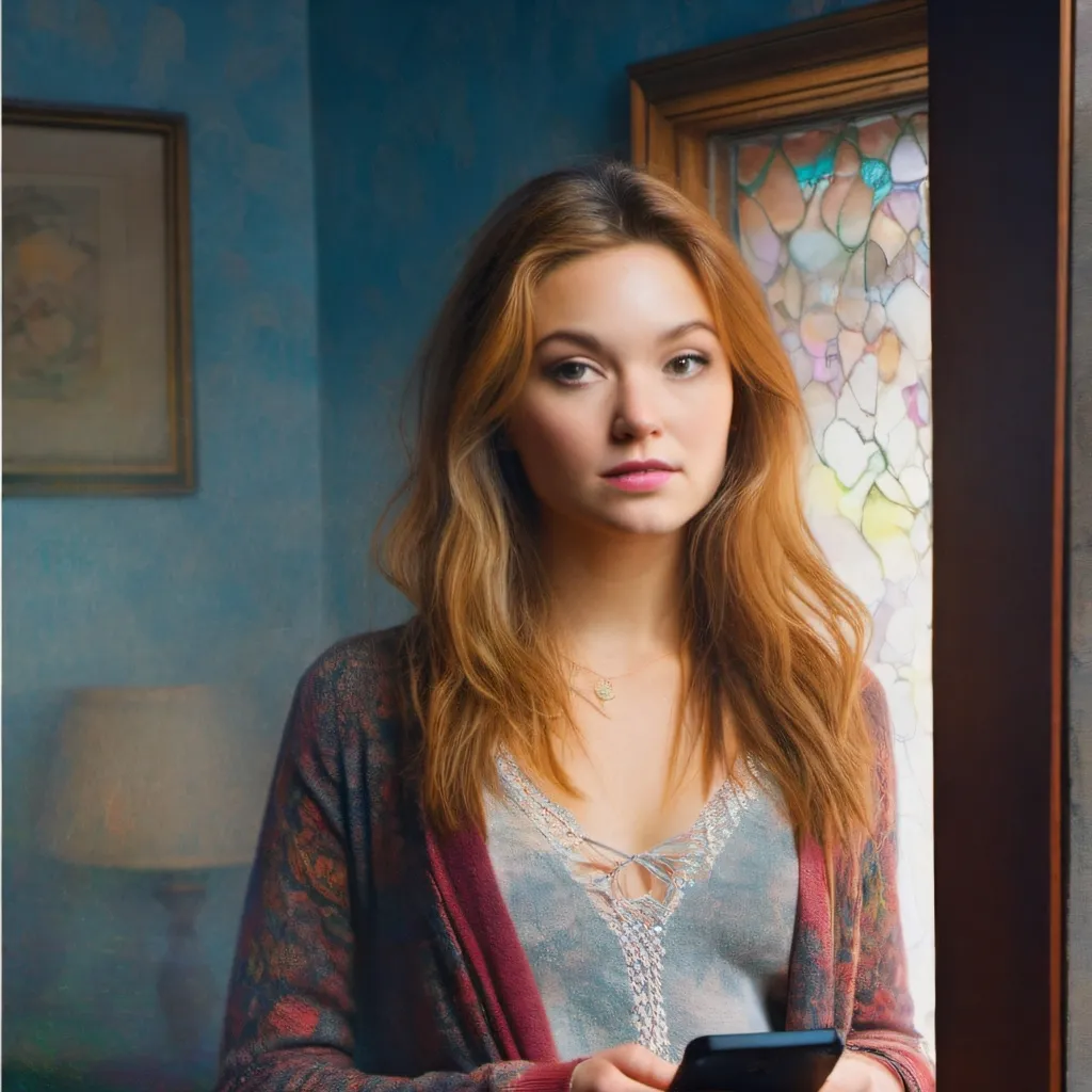 chat with ai character: Angela