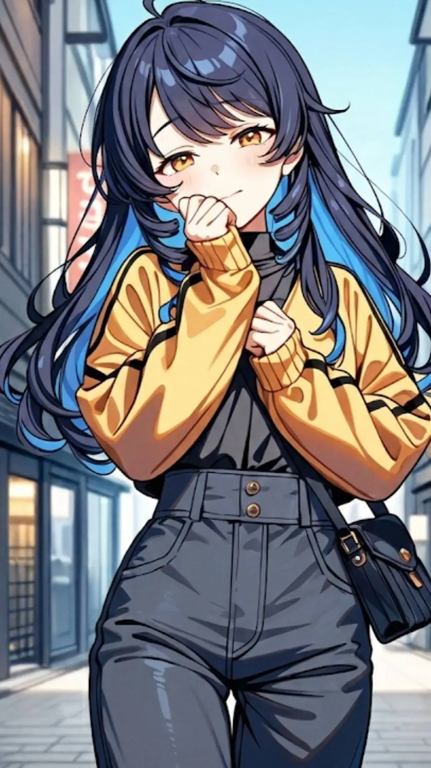 ai character: Elaine  background