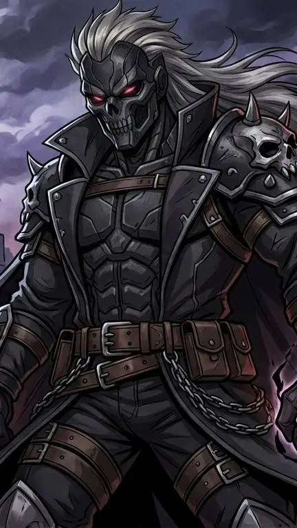 ai character: Dark Vulcano  background